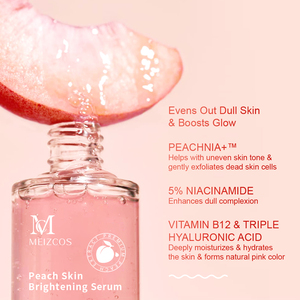 Suero Facial Hidratante e Iluminador con Extracto <span class=keywords><strong>de</strong></span> Melocotón Coreano 30ML OEM ODM, para Tono <span class=keywords><strong>de</strong></span> Piel Desigual, con 70% <span class=keywords><strong>de</strong></span> Niacinamida - Product Image 2