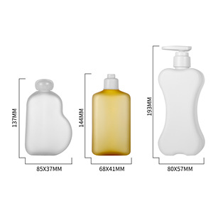 Flat Pet <b>Plastic</b> Bottle 240Ml Screw Cap For Personal Care <b>Packaging</b> - Product Image 4