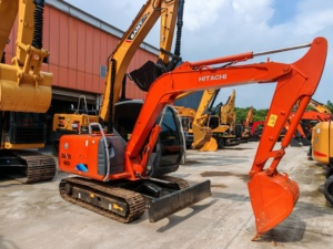 Mini-excavatrice Hitachi ZAXIS60 d'occasion, d'origine japonaise, à prix avantageux, durable, petite pelle sur chenilles, pour l'Afrique, l'Asie du Sud-Est, les routes agricoles. - Product Image 3