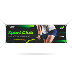 Nhiệm Vụ Nặng Nề Vinyl Biểu Ngữ Dấu Hiệu Với Grommets Ngoài Trời Kích Thước Lớn Cửa Hàng Quảng Cáo Tùy Chỉnh In Kỹ Thuật Số Lưới <span class=keywords><strong>PVC</strong></span> Vinyl Biểu Ngữ - Product Image 1