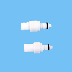 Inserto de acoplamiento macho de desconexión rápida con válvula <span class=keywords><strong>NPT</strong></span> 1/4 1/8, accesorios de manguera de plástico POM para conector roscado - Product Image 1