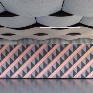 Panneau acoustique en fibre de polyester 9 mm, panneau mural insonorisant en feutre PET 2000 g/m², panneau acoustique anti-bruit Platinum KP-74 - Product Image 5