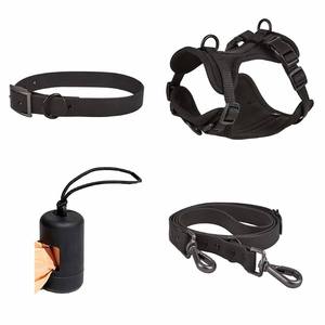 Soft Breathable Neoprene Dog <b>Harness</b> Set Personalized <b>Pet</b> Collar Elastic Leash Lightweight Portable Travel Outdoor Gear Kit - Product Image 2