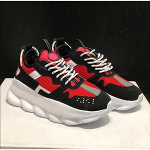 Zapatillas deportivas de malla transpirables con cordones, estilo casual, con plataforma elevada, ligeras y robustas, para verano y otoño. - Product Image 4