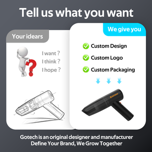 शक्तिशाली उच्च सक्शन 8000 पा पोर्टेबल कार वैक्यूम क्लीनर के साथ 25-40 मिनट रनटाइम 1 वर्ष की वारंटी - Product Image 2