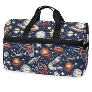 Bolsa de Lona Portátil de Gran Capacidad con Logotipo Personalizado, Moderna, Multifuncional, Impermeable, para Gimnasio, Deportes, Viajes y Camping - Product Image 1