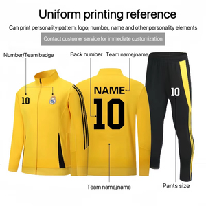 Tuta da <span class=keywords><strong>Calcio</strong></span> con Zip Lunga del Napoli 24/25 Qualità Thailandese OSIMHEN KVARATSKHELIA <span class=keywords><strong>Abbigliamento</strong></span> <span class=keywords><strong>Sportivo</strong></span> per Adulti e Bambini - Product Image 6