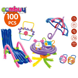 Nuovo stile educativo torsione blocchi di costruzione arcobaleno set giocattoli appiccicosi - Product Image 4