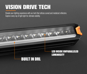 Lightfox <span class=keywords><strong>5</strong></span> năm bảo hành tích hợp DRL IP68 không thấm nước 4WD 4x4 offroad <span class=keywords><strong>21</strong></span> inch <span class=keywords><strong>Led</strong></span> <span class=keywords><strong>Light</strong></span> Bar - Product Image 3