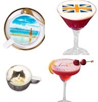 Imprimante à plat à jet d'encre comestible multi-couleurs Foodart pour tête d'impression L800, contrôle Android AcroRIP, 20-40s/tasse, 600x600dpi, 1 an de garantie
