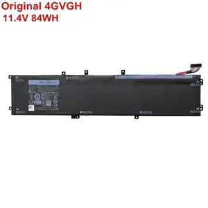 4GVGH 11.4V 84Wh笔记本电池，适用于戴尔XPS 15 9550 5510 Baterias Para Portatiles 1P6KD 01P6KD P56F新100% 正品原装