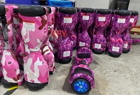 XFY Vente en gros de trottinettes électriques auto-équilibrées de 6,5, 7, 8 et 10 pouces avec poignée, haut-parleur Bluetooth, batterie certifiée, hoverboard