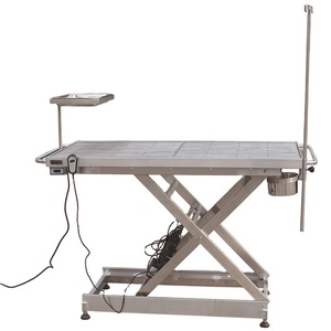 Mesa de operaciones quirúrgica y veterinaria plegable, de acero inoxidable, para animales - Product Image 4