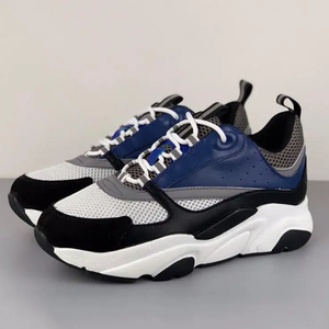 أحذية B22 من الجلد الأصلي عالية الجودة أحذية مشي فاخرة من تصميم أشهر المصممين حذاء رياضي B22 بتصميم عصري وشعار كوتور أحذية رياضية كاجوال - Product Image 5