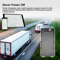 Traceur GPS Lora 4G solaire étanche 20000 mAh avec LBS, garantie 1 an, gestion de flotte logistique, application PC/iOS, antivol