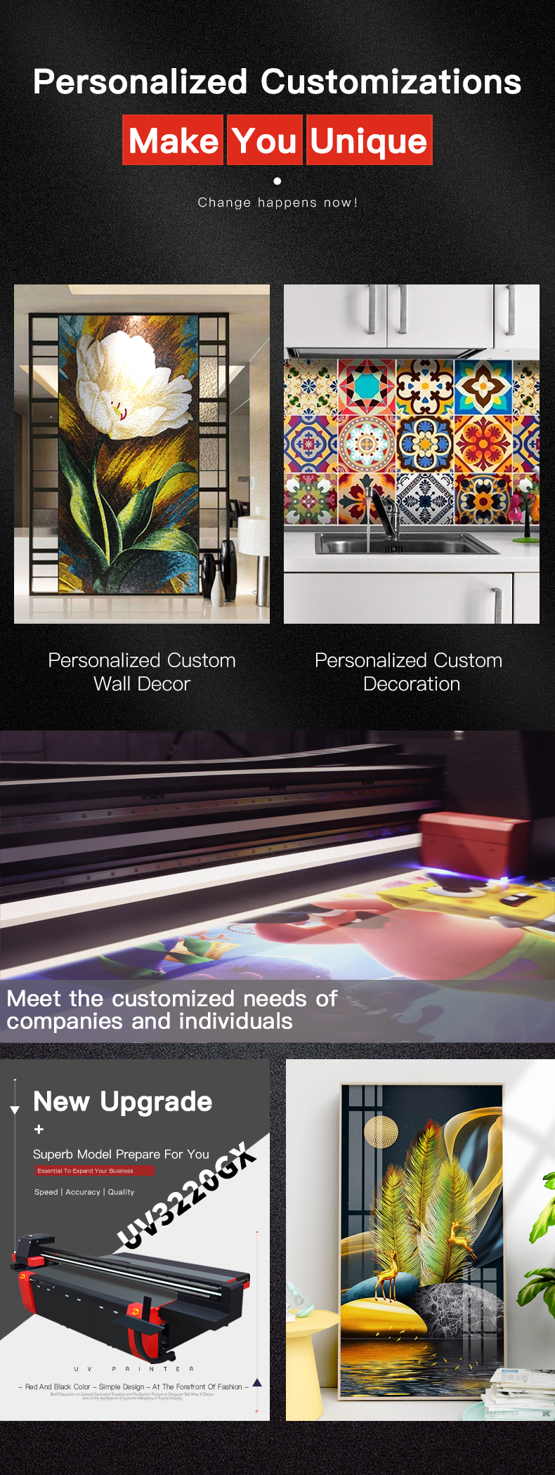 Industry Leading Brand MT Large Format uv flatbed printing machine price