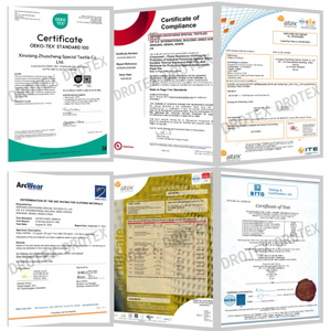 NFPA2112 UL 인증 DROTEX-CFR7.5 안전 의복에 대한 아크 방지 난연 원단 - Product Image 4