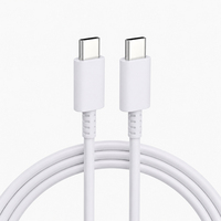 Câble de transfert USB Type C long en cuivre pur 25W à charge rapide Trade Supply pour appareil photo Samsung, sortie sécurisée C2C