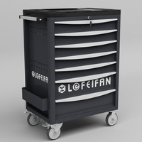 Chariot à outils robuste pour atelier avec 1 à 7 tiroirs, serrure à clé, capacité de charge de 200 kg