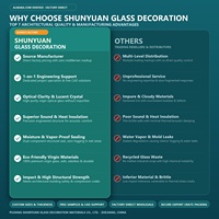 Vente en gros de briques de verre géométriques carrées concentriques transparentes texturées, blocs de cristal solides pour la décoration murale d'intérieur moderne