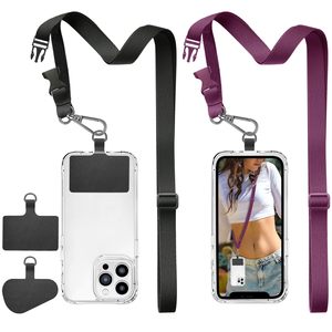 Courroie universelle réglable <span class=keywords><strong>de</strong></span> téléphone portable <span class=keywords><strong>de</strong></span> bandoulière avec la lanière d'épaule du fabricant <span class=keywords><strong>de</strong></span> logo personnalisé pour le téléphone - Product Image 2