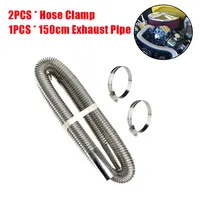 Tuyau d'échappement flexible en acier inoxydable pour chauffage au gaz diesel, pour voiture, 15cm, 60cm, 120cm, 200cm, 300cm