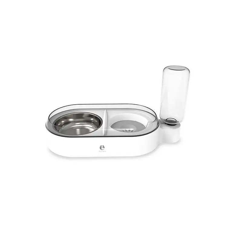 Nouveau Style de produit pour chien et chat 2 en 1 bol d'eau automatique et bol d'alimentation en plastique ABS bols en verre pour animaux de compagnie