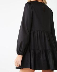 HOT nuove signore di arrivo popeline a file <span class=keywords><strong>mini</strong></span> vestito a <span class=keywords><strong>maniche</strong></span> <span class=keywords><strong>lunghe</strong></span> solido tunica dress - Product Image 4