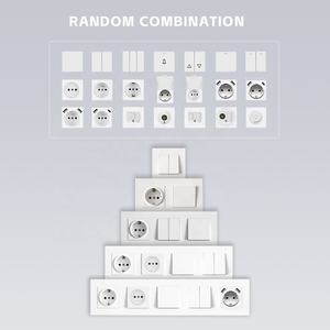 Hoogwaardige Europese standaard 86-formaat computer <span class=keywords><strong>internet</strong></span>-aansluiting Cat 6 <span class=keywords><strong>internet</strong></span> wandcontactdoos LAN-aansluiting - Product Image 5