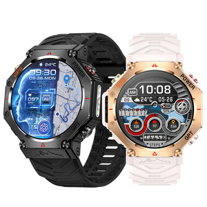 Người Đàn Ông Ngoài Trời Thể Thao GPS Thông Minh Đồng Hồ Với Đèn Pin 30M Không Thấm Nước Nhịp Tim Huyết Áp Kc91 Relojes Thông Minh Đồng Hồ 2025 - Product Image 2