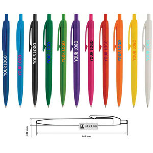 قلم حبر جافاي ترويجي اقتصادي منخفض التكلفة بسعر رخيص قابلة للسحب قلم حبر جافاي مع شعار مخصص - Product Image 2