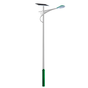 Hot Dip Galvanized 6-8M Industrial Grade Solar Street <strong>Light</strong> <strong>Pole</strong> with Laser Cut Access <strong>Door</strong> Highway Road Lighting - Product Image 3