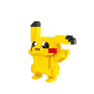 Jouets de figurines en micro-blocs en plastique personnalisés LNO, anime <span class=keywords><strong>Pikachu</strong></span> pour enfants - Product Image 1