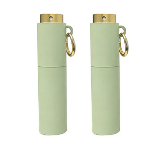 Botellas de perfume recargables de tamaño viaje de 8ml y 10ml, de aluminio con atomizador y ganchos para envasado de cosméticos. - Product Image 3