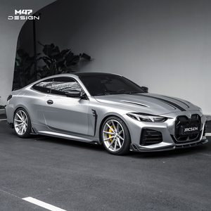 Lame avant et diffuseur avant en carbone sec préimprégné 3K style M47 pour BMW G22 G23 <span class=keywords><strong>420i</strong></span> 430i 440i 20-26 – Pièces de mise à niveau pour la conduite quotidienne - Product Image 4