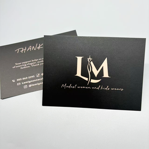 กระดาษสีขอบคุณที่กำหนดเองคุณภาพสูงการผลิตการ์ดคุณภาพสูงที่กำหนดเองและการ์ดอวยพร - Product Image 6