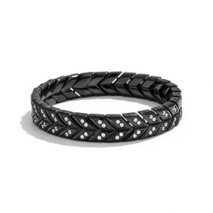 Arrow Link <b>Bracelet</b> Jewelry for <b>Men</b> Stainless Steel Gold Plated Geometric Chain Iced Out Zircon Hip Hop Jewelry FashionAccessory - Product Image 4