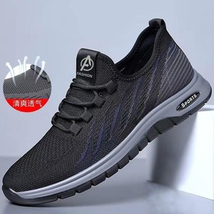 Zapatillas deportivas con cordones y forro de malla de China 2026, ideales para primavera y otoño, calzado deportivo informal transpirable para hombre - Product Image 1
