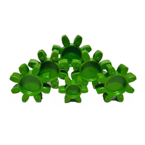 Kaplin tampon ped için yüksek sıcaklığa dayanıklı yeşil DuPont malzeme GS tipi poliüretan erik çiçeği ped üreticisi