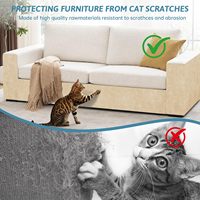 Tapis anti-griffures pour chat de luxe classique, auto-adhésif, résistant, protection de meubles et tapis d'escalade