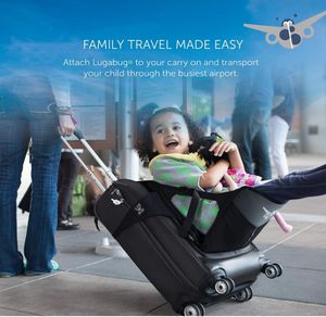 Siège de voyage pour enfants étanche personnalisé porte-enfant pour chariot à bagages pliable monter sur <span class=keywords><strong>valise</strong></span> pour enfant en bas âge avec bébé Portable Str - Product Image 2