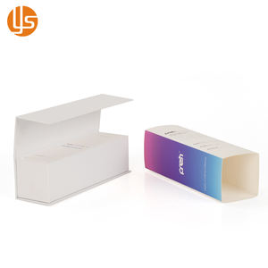 Boîte d'emballage en papier de luxe doux au toucher avec logo personnalisé Boîte cadeau magnétique rigide avec manchons verrouillés - Product Image 1