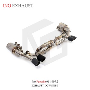 Système d'échappement CatBack Valvetronic en acier inoxydable, vente directe d'usine ING, pour Porsche <span class=keywords><strong>911</strong></span> 997.2, pièces de tuning performance, vente en gros - Product Image 2