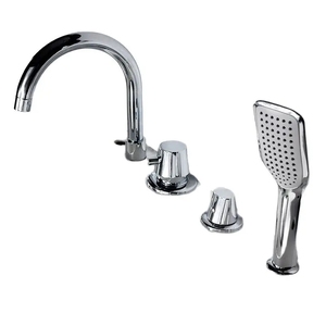 <span class=keywords><strong>Juego</strong></span> <span class=keywords><strong>de</strong></span> Grifería <span class=keywords><strong>para</strong></span> Bañera GOGO <span class=keywords><strong>de</strong></span> 4 Piezas, Grifo <span class=keywords><strong>de</strong></span> Agua Fría y Caliente <span class=keywords><strong>de</strong></span> Cobre Tipo Dividido, <span class=keywords><strong>Accesorios</strong></span> <span class=keywords><strong>para</strong></span> Ducha, Válvula Mezcladora <span class=keywords><strong>de</strong></span> Agua <span class=keywords><strong>para</strong></span> <span class=keywords><strong>Baño</strong></span> - Product Image 2