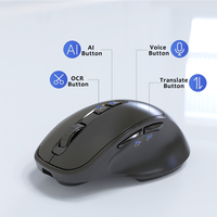Mouse nirkabel translasi suara dalam 200 bahasa, mengetik suara dan pencarian suara, Mouse menulis AI pintar untuk penelitian PPT