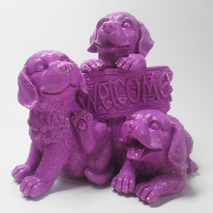 Trío <span class=keywords><strong>de</strong></span> <span class=keywords><strong>cachorros</strong></span> caseros hechos a mano sosteniendo un cartel <span class=keywords><strong>de</strong></span> bienvenida estatua <span class=keywords><strong>de</strong></span> perro 3D escultura decoración <span class=keywords><strong>de</strong></span> jardín al aire libre figuritas <span class=keywords><strong>de</strong></span> animales <span class=keywords><strong>de</strong></span> resina - Product Image 6