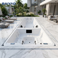 Piscine hors sol de luxe en acier professionnel de 11 mètres avec système de filtration intégré