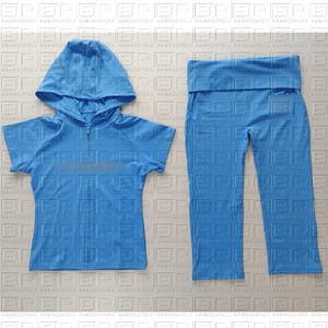 Completo Loungewear Y2K da Donna 2 Pezzi: Top Corto a Maniche Corte e Pantaloni Yoga a Zampa con Vita Pieghevole, Ideale per Ragazze Alte - Collezione Autunnale - Product Image 5