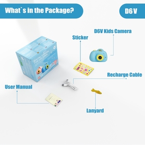 D6 Kinder Digital kamera mit Video wiedergabe Spiele <span class=keywords><strong>Filter</strong></span> 2.0 "X10 Kinder Digital kamera Spielzeug für Werbe geschenke - Product Image 6