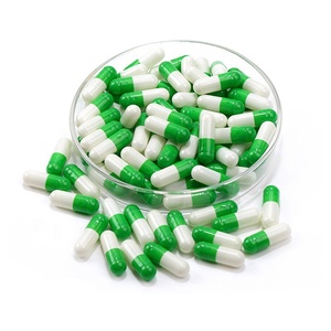 Venta caliente cápsulas de gelatina dura tamaño 00 0 1 2 <span class=keywords><strong>3</strong></span> 4 cápsulas vacías de gelatina Cápsula hueca transparente - Product Image 1